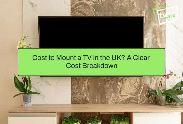 cost to mount a TV in the UK with expert installers, including labour fees, wall types, and cable management.
