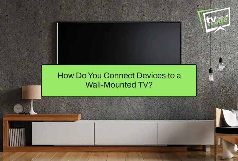 65-inch Sony Bravia wall-mounted TV with connected streaming devices above an electric fireplace in a London home.