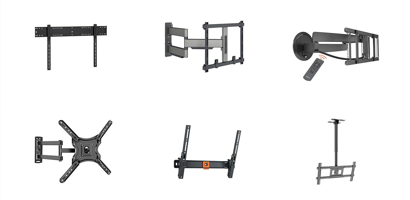 tv bracket types – Fixed, tilting, and full-motion wall mount options