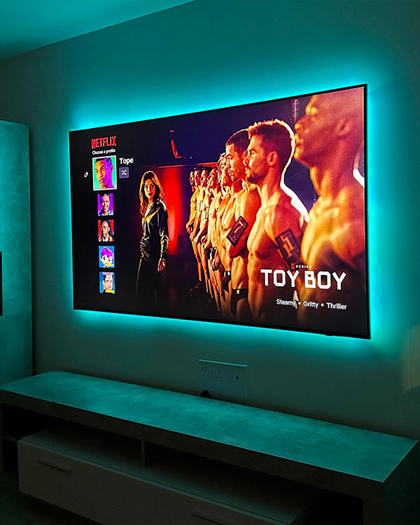 Additional Services Floating Shelves TV Wall Panels LED Lighting Backlights