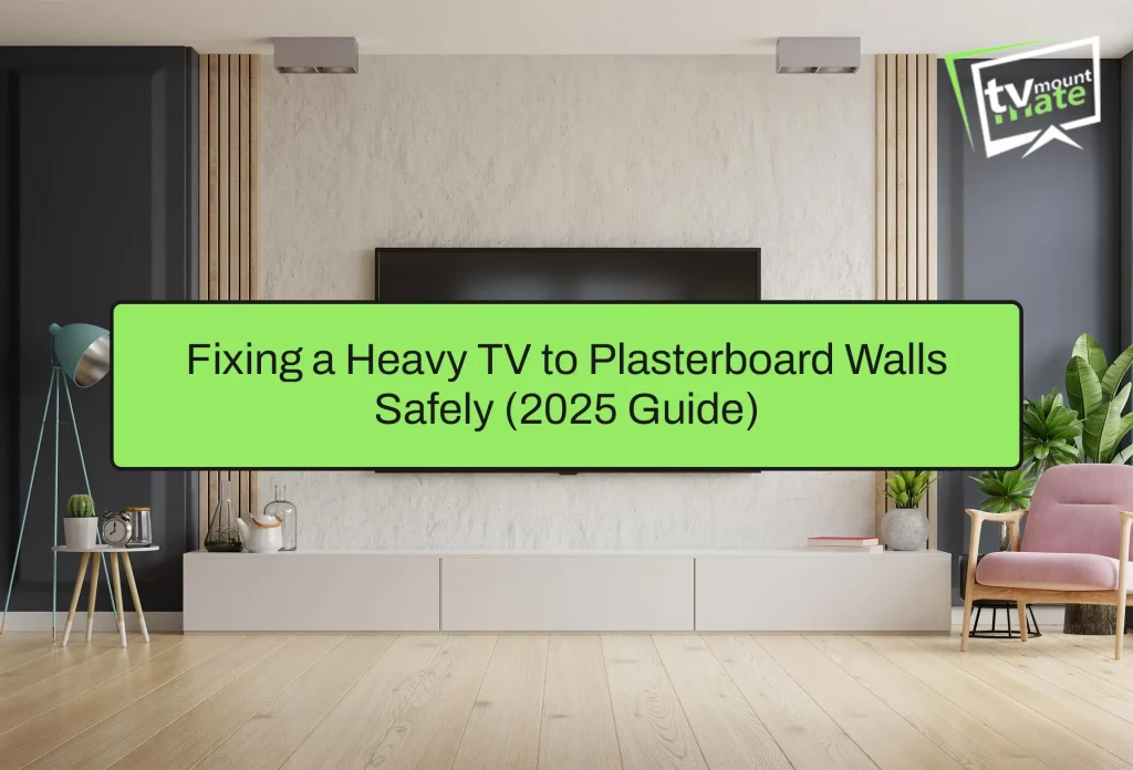Fixing a Heavy TV to Plasterboard Walls Safely (2025 Guide) 6 Fixing a Heavy TV to Plasterboard Walls Safely 2025 Guide
