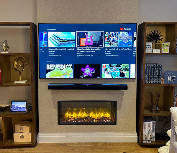 Above Fireplace TV Mounting Service
