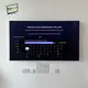 Wall mounted TV with hidden cables for a clean installation